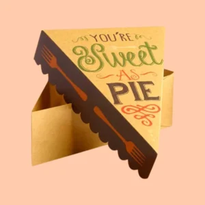 Printed Pie Packaging Boxes