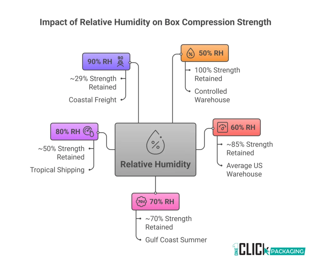 INFOGRAPHIC Humidity vs. Box Strength How Moisture Kills Compression Rating