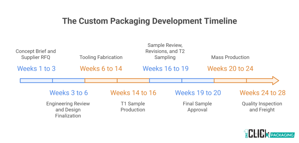 INFOGRAPHIC The Custom Packaging Timeline: From Brief to Production