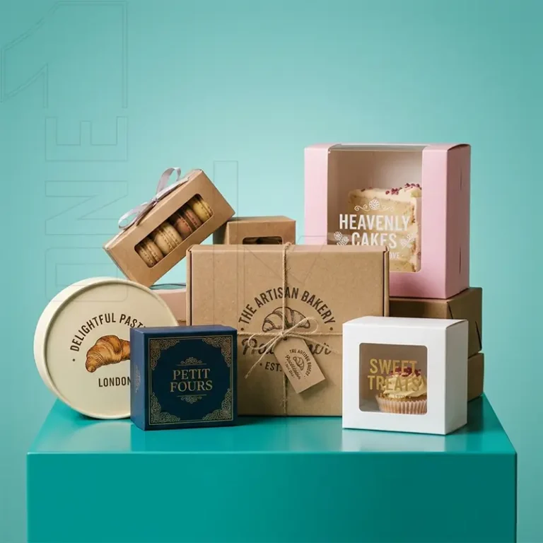 Custom printed bakery boxes with logo