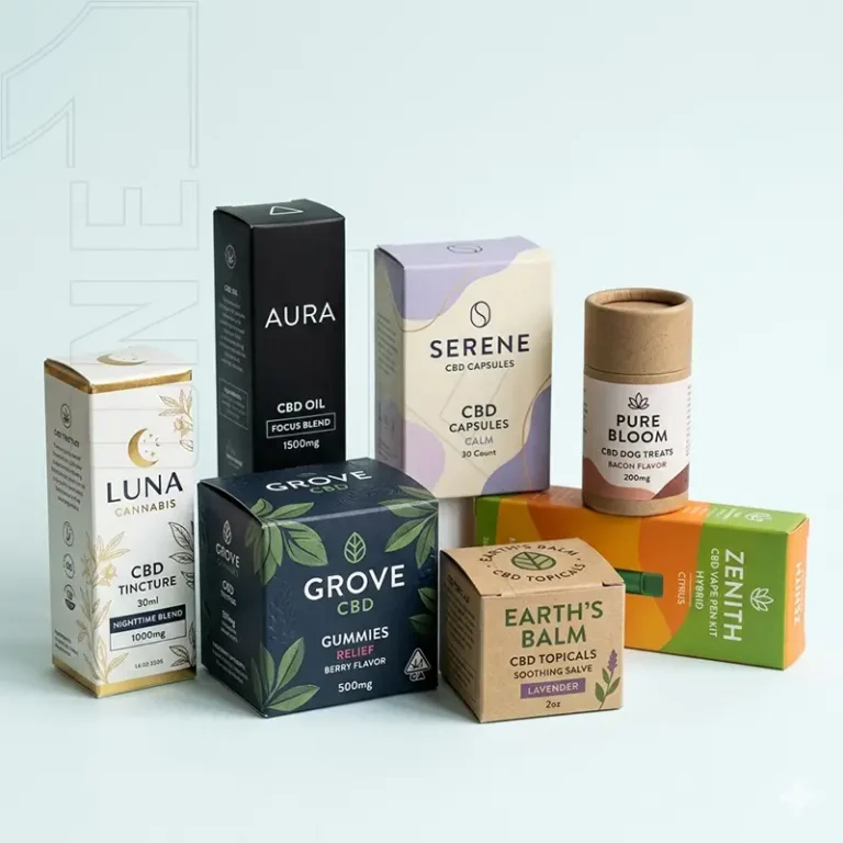 Custom printed cbd boxes with logo