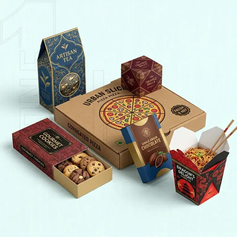Custom printed food boxes with logo