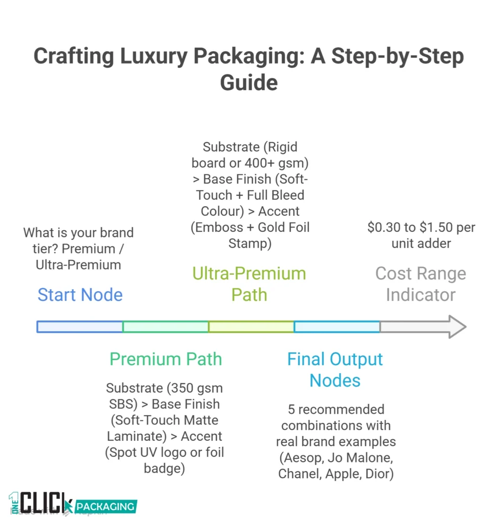INFOGRAPHIC How to Layer Luxury Finishes — The Packaging Decision Tree