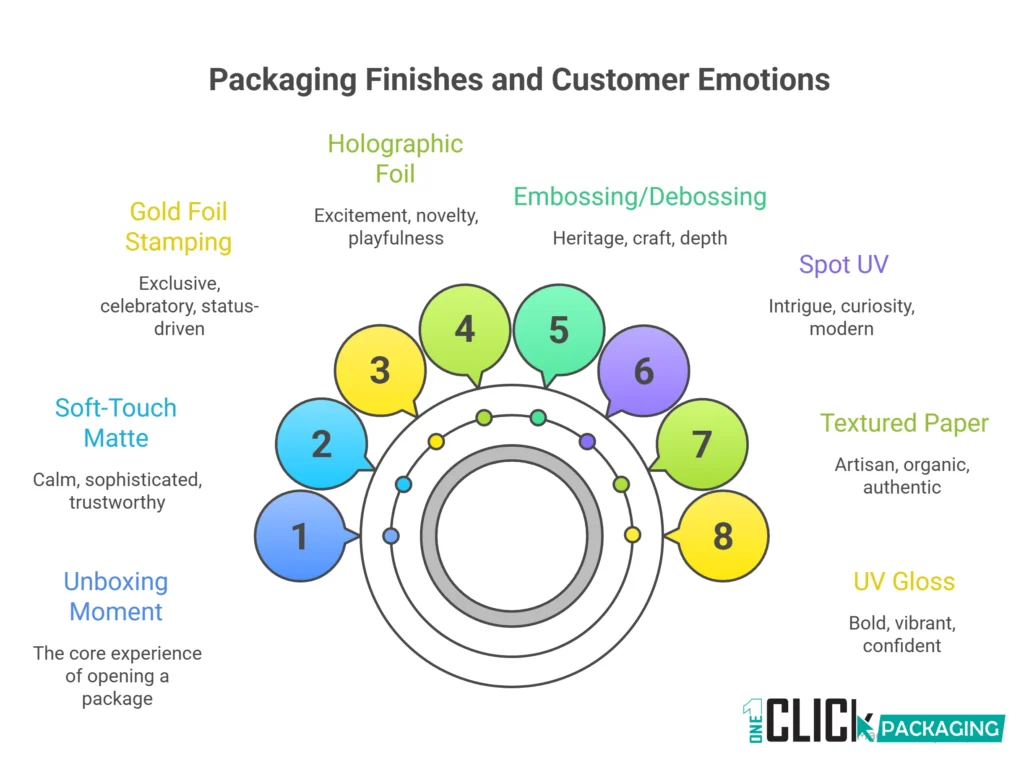 INFOGRAPHIC The Luxury Unboxing Emotion Map — What Each Finish Makes Customers Feel