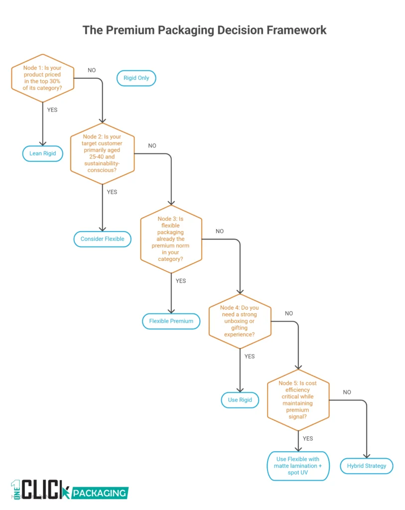 INFOGRAPHIC The Premium Packaging Decision Framework Rigid, Flexible, or Hybrid