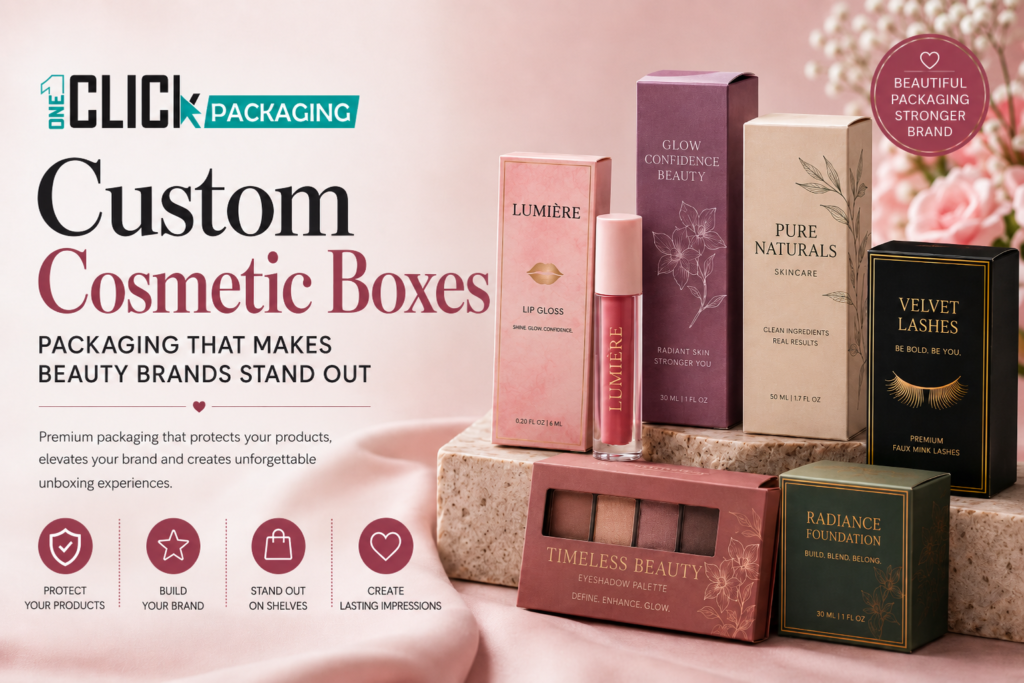 Custom Cosmetic Boxes: Packaging That Makes Beauty Brands Stand Out