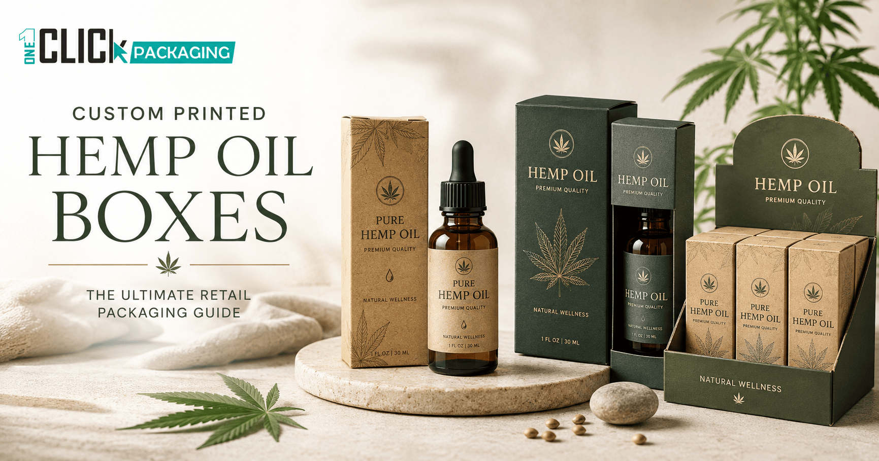 Custom Printed Hemp Oil Boxes: The Ultimate Retail Packaging Guide