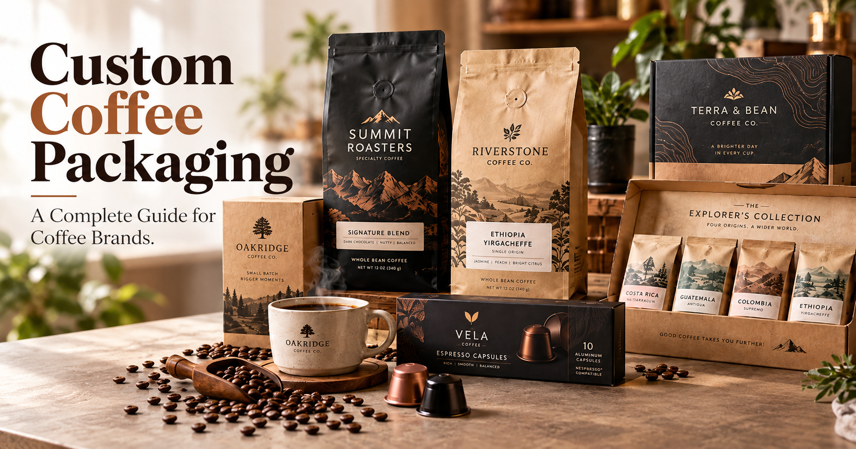 Custom Coffee Packaging: A Complete Guide for Coffee Brands